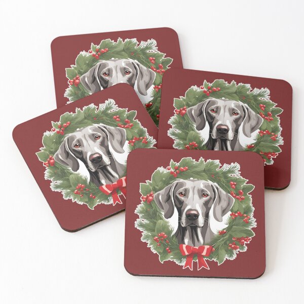 Item preview, Weimaraner Christmas Magic – Festive Holiday Dog Design designed and sold by GoodyPaws.