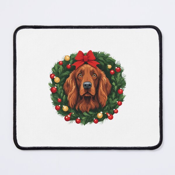 Item preview, Irish Setter Christmas Joy – Festive Holiday Dog Design designed and sold by GoodyPaws.