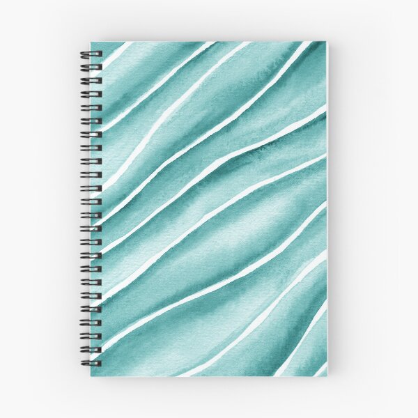 Item preview, Turquoise Blue Abstract Waives In Watercolor  designed and sold by Irina Sztukowski.