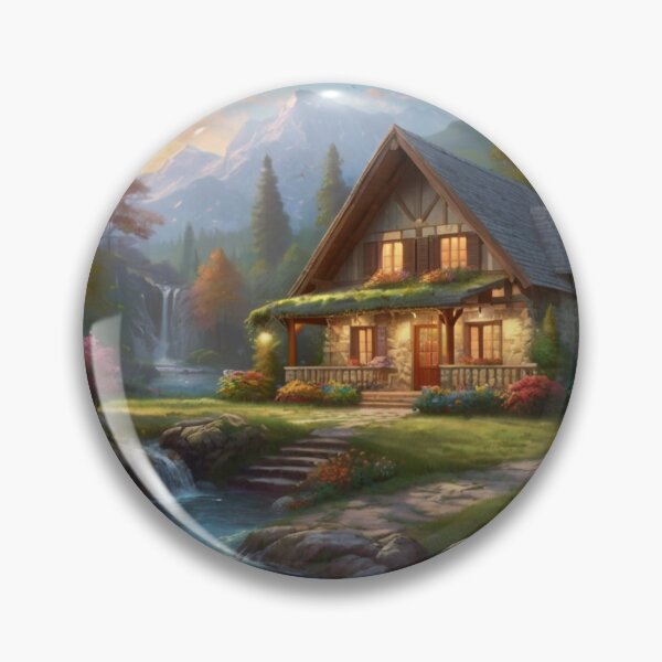 Item preview, Whispering Waters by the Forest Cottage Maison designed and sold by BlareBlare.