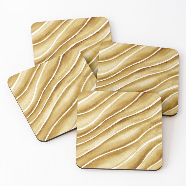 Item preview, Beige Abstract Waives In Watercolor  designed and sold by Irina Sztukowski.