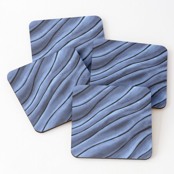 Item preview, Ultramarine Blue Abstract Waives In Watercolor  designed and sold by Irina Sztukowski.