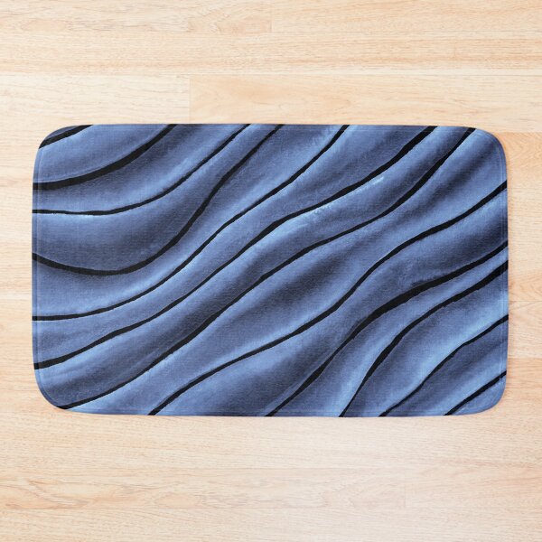Item preview, Ultramarine Blue Abstract Waives In Watercolor  designed and sold by Irina Sztukowski.