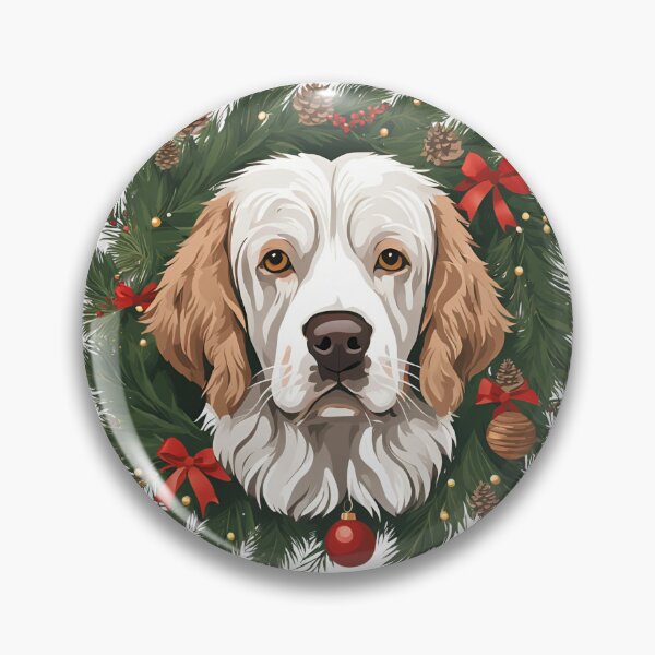 Item preview, Clumber Spaniel Christmas Cheer – Holiday Dog Lover's Delight designed and sold by GoodyPaws.