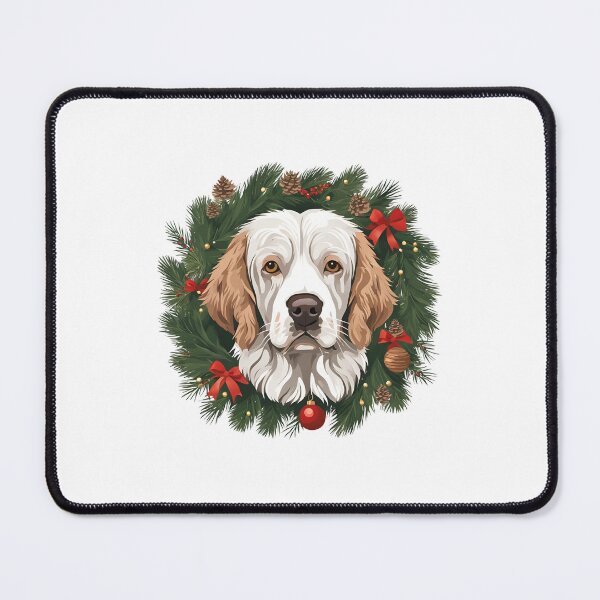 Item preview, Clumber Spaniel Christmas Cheer – Holiday Dog Lover's Delight designed and sold by GoodyPaws.