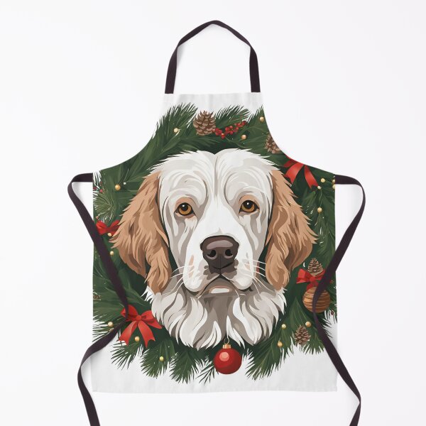 Item preview, Clumber Spaniel Christmas Cheer – Holiday Dog Lover's Delight designed and sold by GoodyPaws.