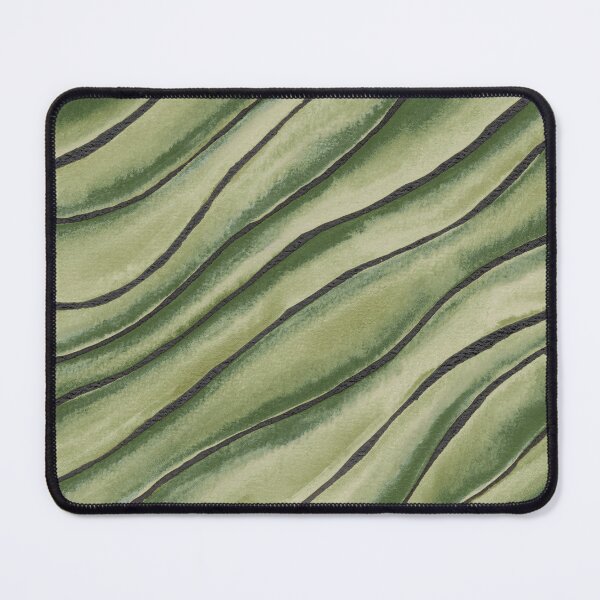Item preview, Moss Green Abstract Waives In Watercolor  designed and sold by Irina Sztukowski.