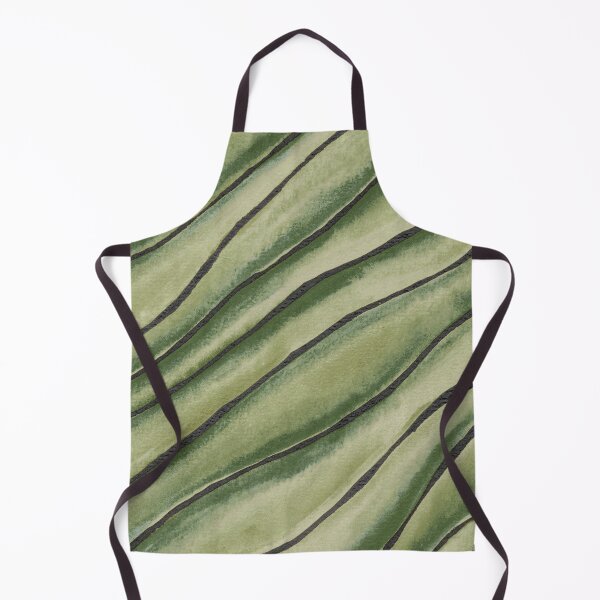 Item preview, Moss Green Abstract Waives In Watercolor designed and sold by Irina Sztukowski.