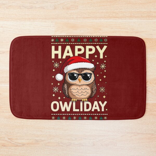 Item preview, Happy Owliday designed and sold by blackbean21.