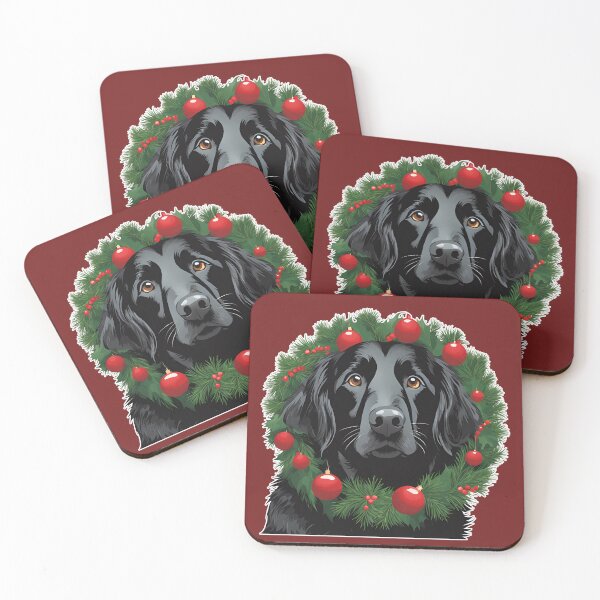 Item preview,  Flat-Coated Retriever Christmas Cheer – A Joyful Holiday Design for Dog Lovers designed and sold by GoodyPaws.