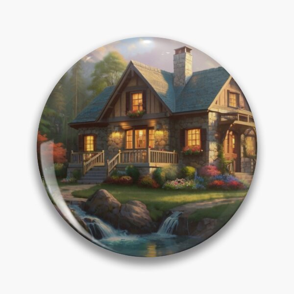 Item preview, Cottage Haven by the Whispering Falls designed and sold by BlareBlare.