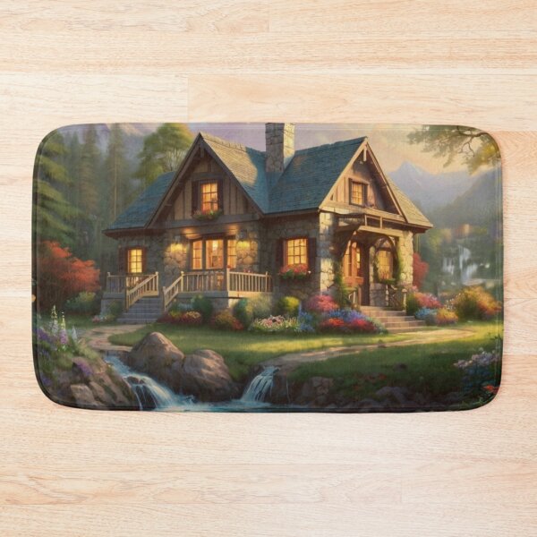Item preview, Cottage Haven by the Whispering Falls designed and sold by BlareBlare.