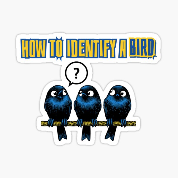 Item preview, How To Identify A Bird designed and sold by AlchemyColor.