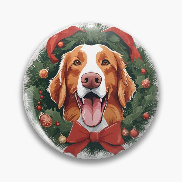Item preview, Nova Scotia Duck Tolling Retriever Christmas Joy – Festive Holiday Design for Dog Lovers designed and sold by GoodyPaws.