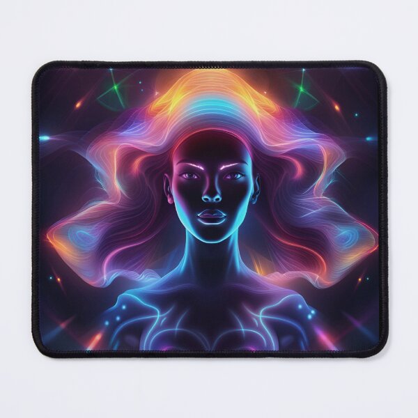 Item preview, Supernova Queen | Futuristic Female Art with Vibrant Fantasy Illustration  designed and sold by Whisky1111.