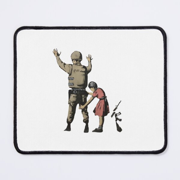 Item preview, Banksy Girl frisking soldier Palestine  designed and sold by Inspiro Studio.