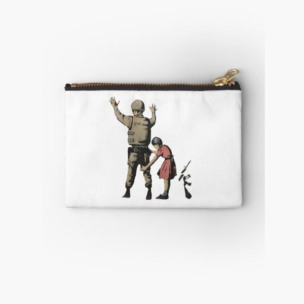 Item preview, Banksy Girl frisking soldier Palestine  designed and sold by Inspiro Studio.