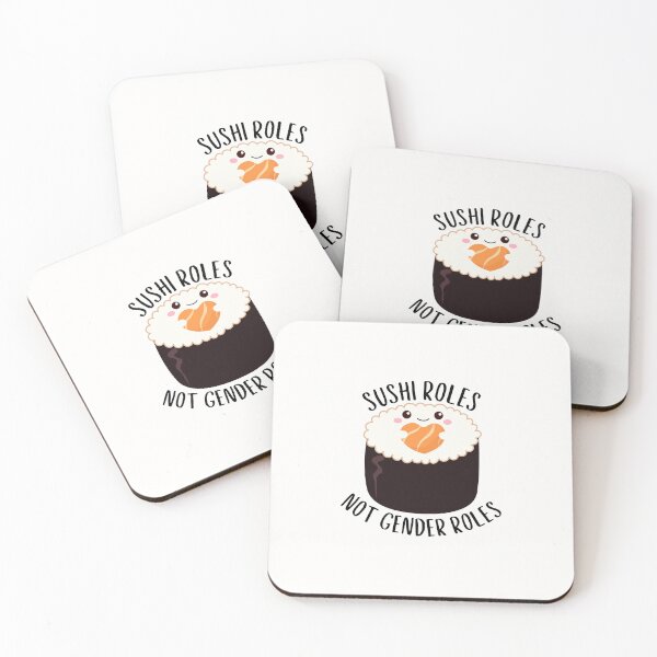 Item preview, sushi rolls not gender roles designed and sold by PeachyLitchi.