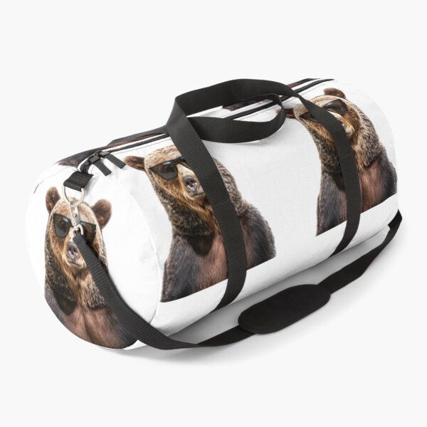 Item preview, Funny cool Grizzly bear wearing sunglasses designed and sold by LazyOwlStore.