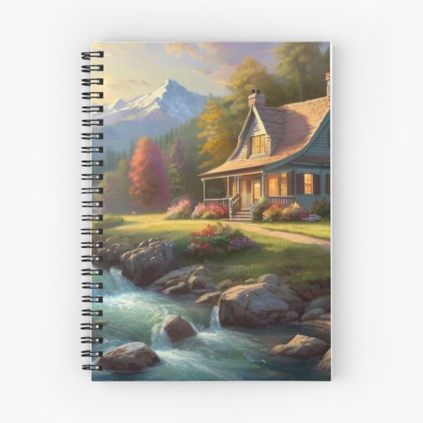 Item preview, Tranquil Maison Amid Forest Streams designed and sold by BlareBlare.