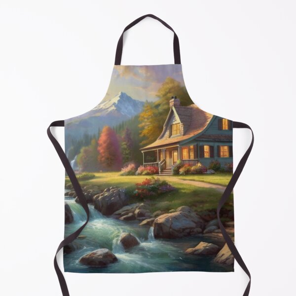 Item preview, Tranquil Maison Amid Forest Streams designed and sold by BlareBlare.