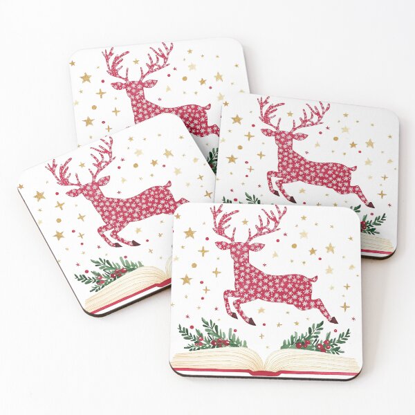 Item preview, Christmas deer Watercolor designed and sold by pencil-art98.