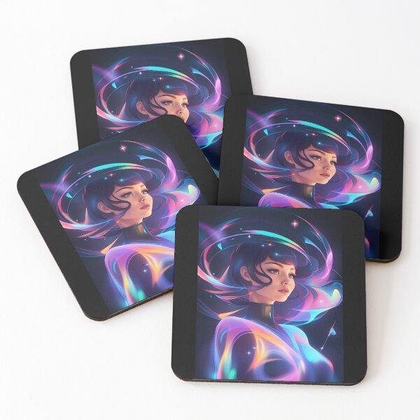Item preview, Celestial Light Girl | Neon Galactic Art & Galactic Fantasy Girl  designed and sold by Whisky1111.