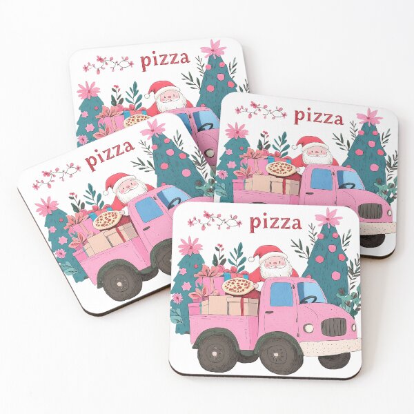 Item preview, Christmas Pizza Lover Watercolor designed and sold by pencil-art98.