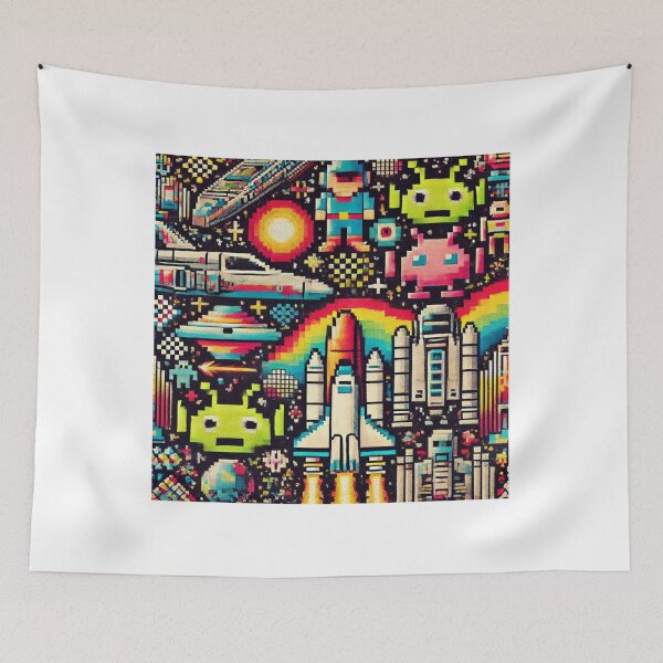 Item preview, Retro Arcade Carpet designed and sold by obviouslogic.