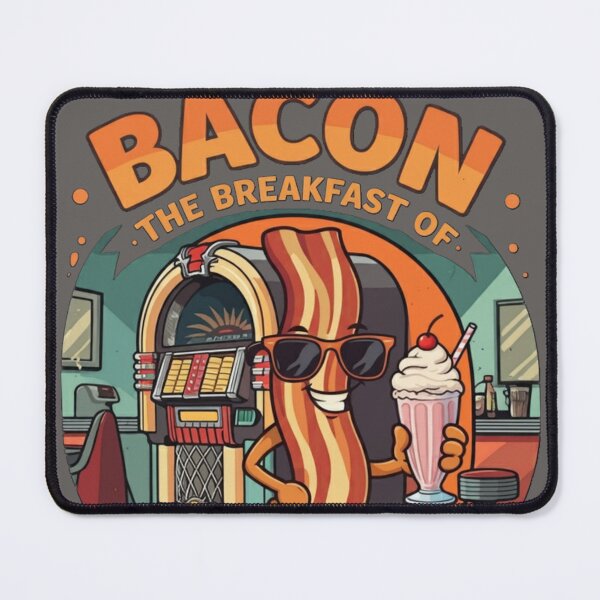 Item preview, Retro Bacon: The Breakfast of Champions designed and sold by CoolEnthusias.