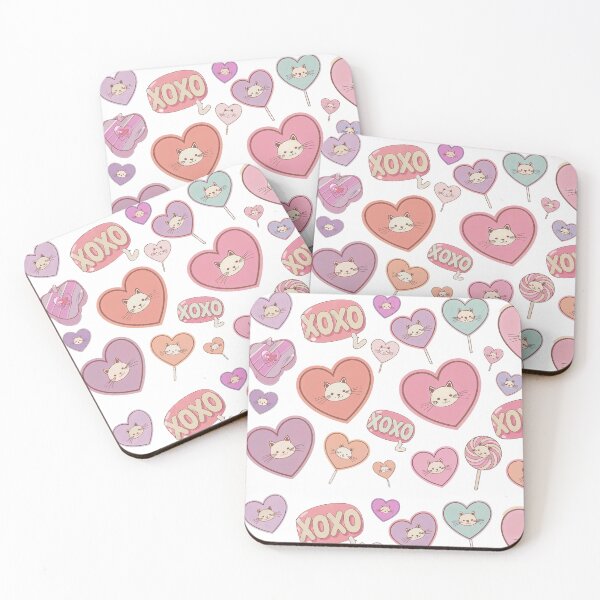 Item preview, Hearts and Lolipop Valentine's Day Cat designed and sold by oakzter.