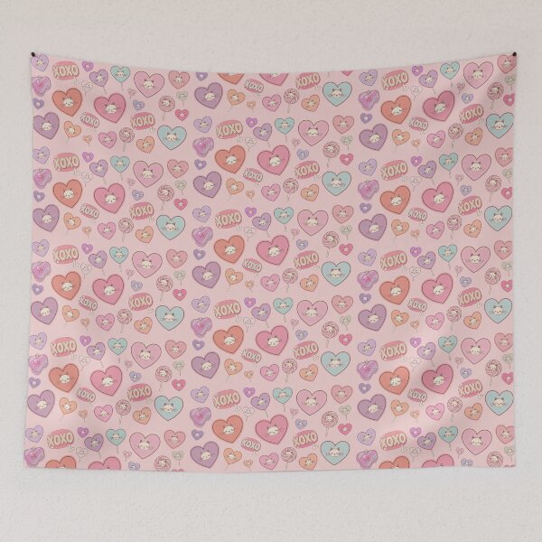 Item preview, Hearts and Lolipop Valentine's Day Cat designed and sold by oakzter.