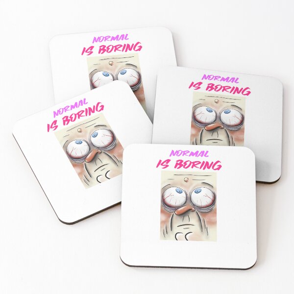 Item preview, Normal is Boring designed and sold by crazydotdesigns.
