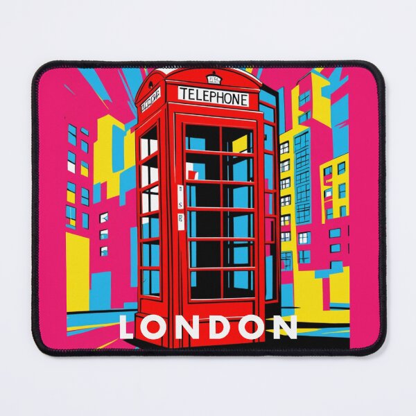 Item preview, London Telephone Booth Pop art designed and sold by GhumGham.