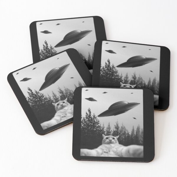 Item preview, Cat with aliens meme designed and sold by Shiny Studio .