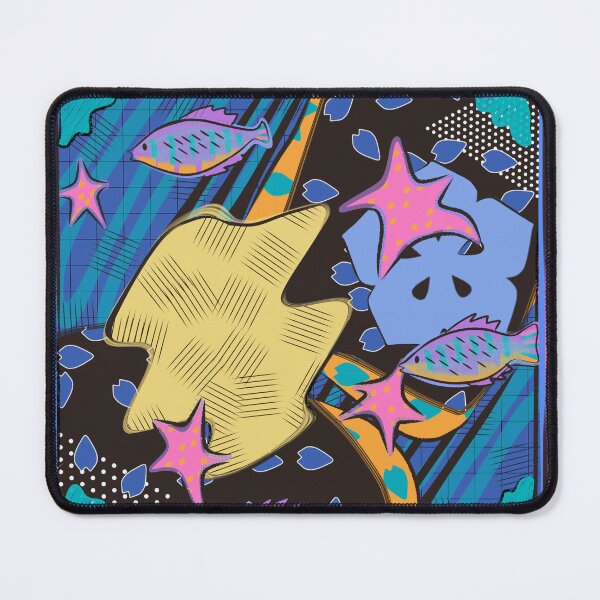 Item preview, 80s/90s Ken Done inspired ocean pattern designed and sold by aimskiis.