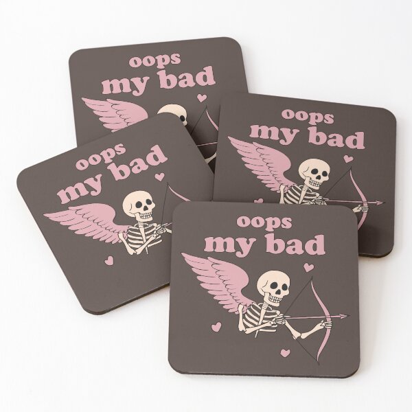 Item preview, Oops My Bad, Cupid Skeleton designed and sold by FlashCraft Design.