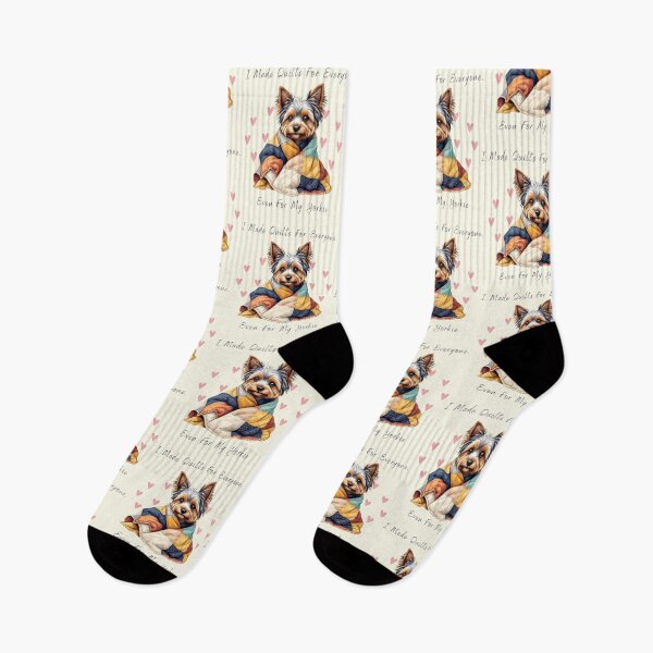 Item preview, I Made Quilts For Everyone Even For My Yorkie, I Love Quilts And Dogs, Quilter’s Dog Gift, Funny Quilter Quotes designed and sold by DorotaP.