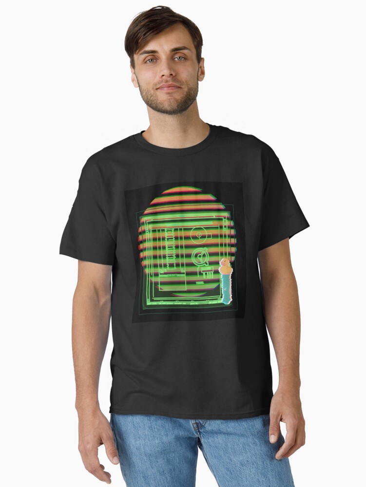 Imagen 1 de 7, Camiseta clásica con la obra Reliquia Prohibida del Silo, diseñada y vendida por aimskiis.