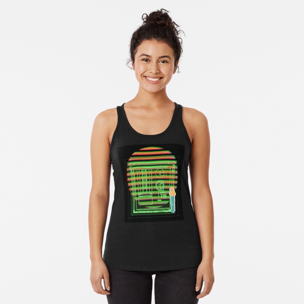 Vista previa del artículo con la obra «Camiseta con espalda nadadora», diseñado y vendido por aimskiis.