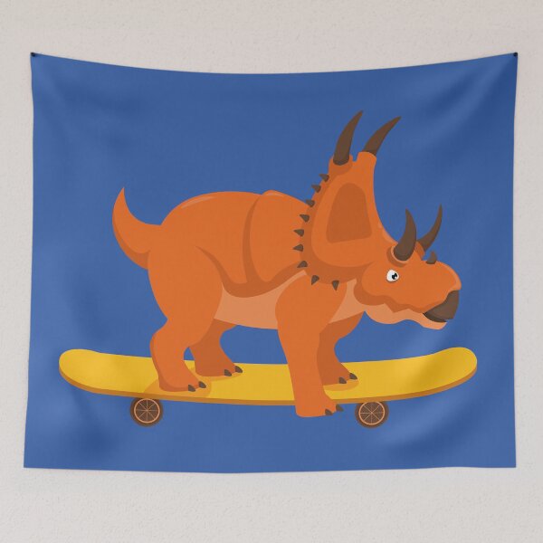 Item preview, Cute Dinosaur on a skateboard designed and sold by Art-of-Rory.