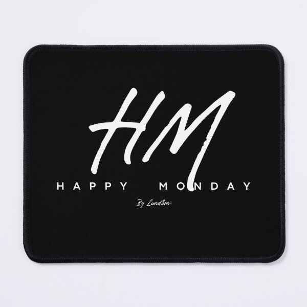 Item preview, Happy Monday 2.0 by Lund3on - White Text designed and sold by Lund3on.
