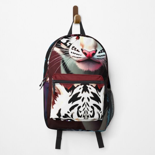 Item preview, Geometric Dreams:  Twin WhiteTiger Cubs in Abstract Harmony designed and sold by SJZDesign.