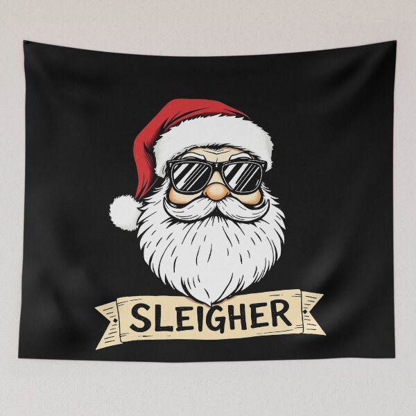 Item preview, SLEIGHER Santa Christmas designed and sold by svarupa.