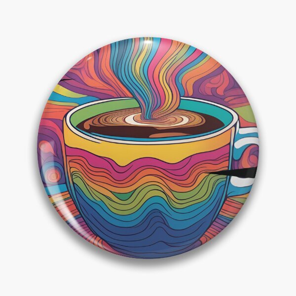 Item preview, Psychedelic Coffee  designed and sold by AlinaSCorner.