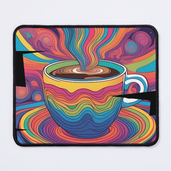 Item preview, Psychedelic Coffee  designed and sold by AlinaSCorner.