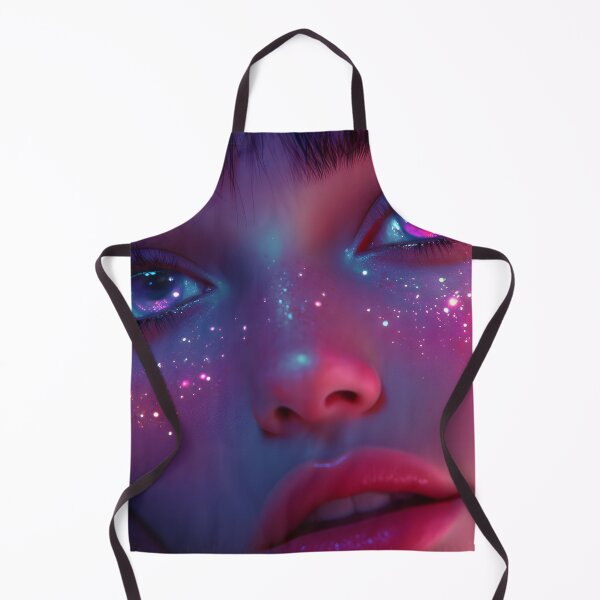 Item preview, Girl with pink eyes in a cyberpunk style designed and sold by AhmedAlbb.