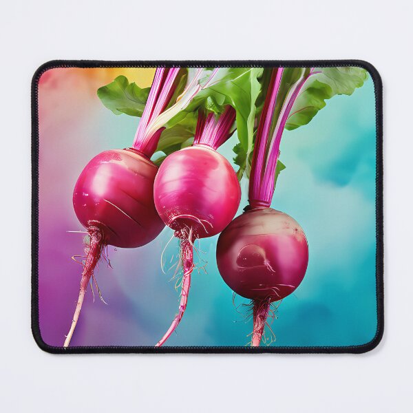 Item preview, radishes on a colorful background designed and sold by Mianku | Für das Leben.