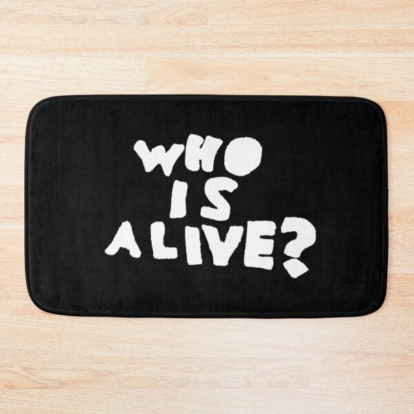 Item preview, WHO IS ALIVE? (Severance) (white font) designed and sold by splode.