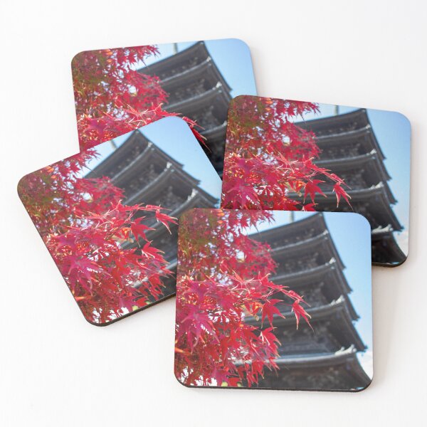 Item preview, Momiji and Temple - Japan designed and sold by Evasionrebelle.